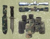 SCOPES, KNIVES, HOLSTERS, STOCKS, GUN CLEANING & ACCESSORIES