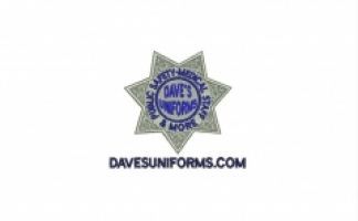 Dave's Uniforms  Badge Logo