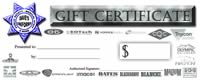 NEED A GIFT CERTIFICATE?