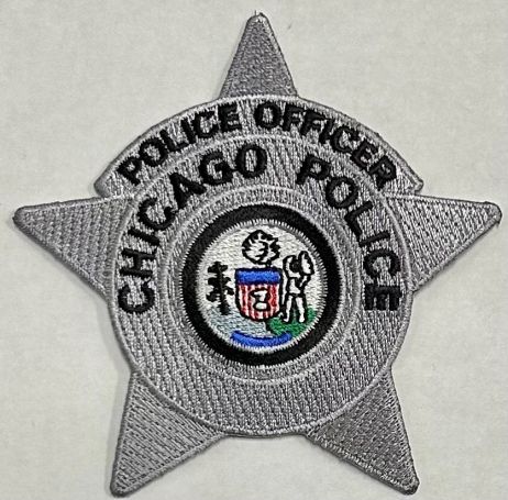 CHICAGO POLICE OFFICER BADGE PATCH.