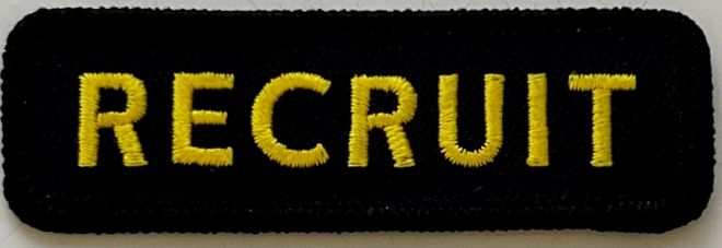 RECRUIT PATCH TAB - SEW ON.