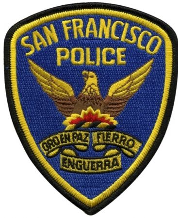 SAN FRANCISCO (CA) POLICE DEPARTMENT SHOULDER PATCH.
