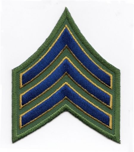 California State Parks - SERGEANT (SGT) Chevrons - SOLD in PAIRS.