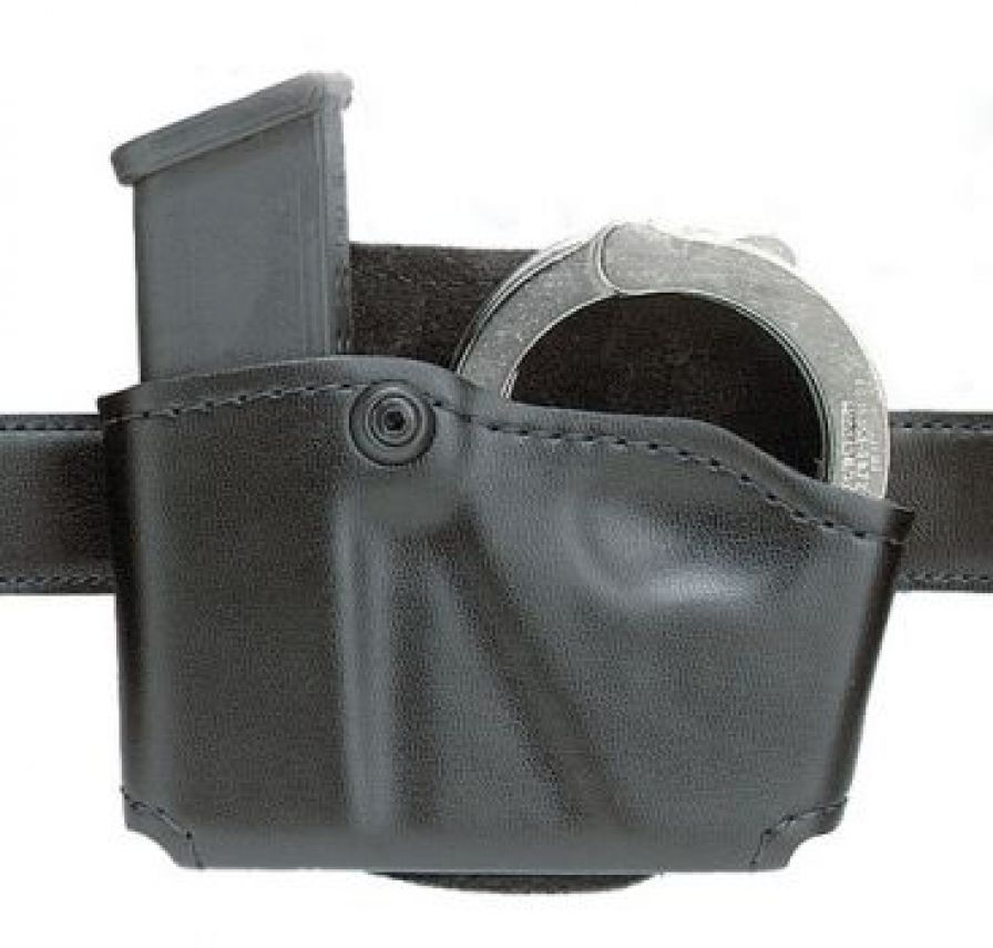 573 MOLDED 1 HANDGUN MAGAZINE / 1 HANDCUFF HOLDER, PADDLE ATTACHMENT.