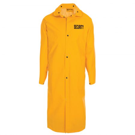 Basic Yellow Raincoat or SECURITY Printed on