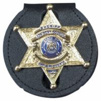 Universal Belt Clip Badge Holder: Round