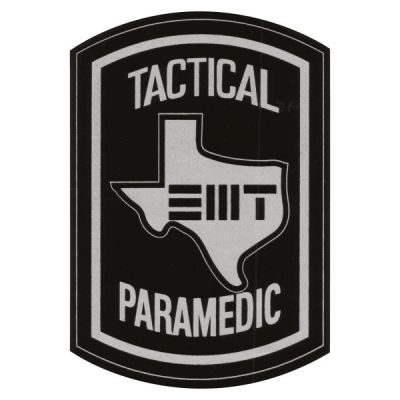 TEXAS TACTICAL PARAMEDIC, EMT SUBDUED WINDOW STICKER - PEEL & STICK.