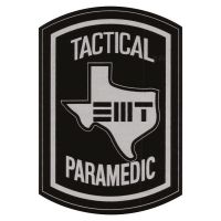 TEXAS TACTICAL PARAMEDIC, EMT SUBDUED WINDOW STICKER - PEEL & STICK.