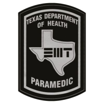 TEXAS PARAMEDIC, EMT SUBDUED WINDOW STICKER - PEEL & STICK.
