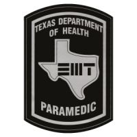 TEXAS PARAMEDIC, EMT SUBDUED WINDOW STICKER - PEEL & STICK.