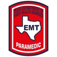 TEXAS PARAMEDIC, EMT WINDOW STICKER - PEEL & STICK.
