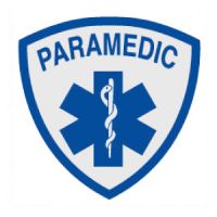 PARAMEDIC STAR OF LIFE INSIDE WINDOW STICKER - PEEL & STICK.