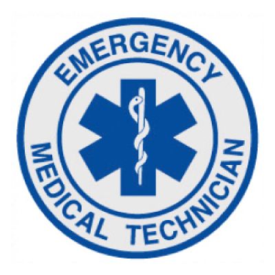 EMERGENCY MEDICAL TECHNICIAN INSIDE WINDOW STICKER - PEEL & STICK.