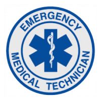 EMERGENCY MEDICAL TECHNICIAN INSIDE WINDOW STICKER - PEEL & STICK.