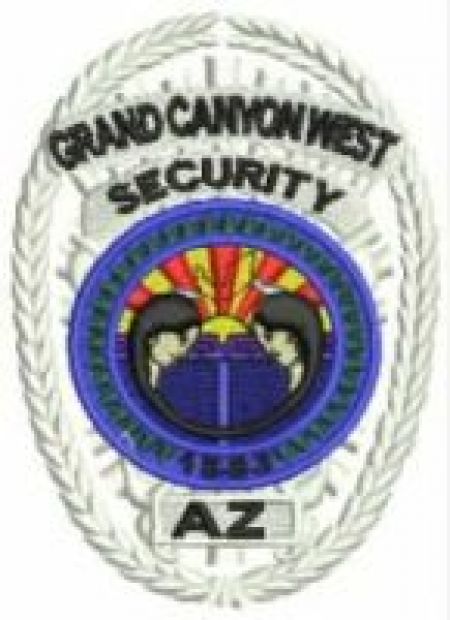 GRAND CANYON WEST (HUALAPAI TRIBAL) SECURITY BADGE PATCH.