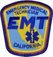 CALIFORNIA EMT SHOULDER PATCH.