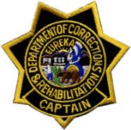 CALIFORNIA DEPT. OF CORRECTIONS & REHABILITATION - Captain Soft Badge Star