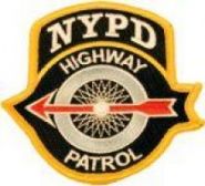NEW YORK CITY POLICE DEPARTMENT (NYPD) SHOULDER PATCH: Highway