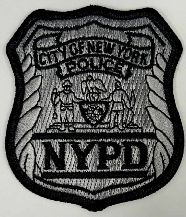 CITY OF NEW YORK NYPD OFFICER BADGE PATCH - SEW ON.