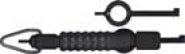 Extention Swivel Handcuff Key Tool - Black