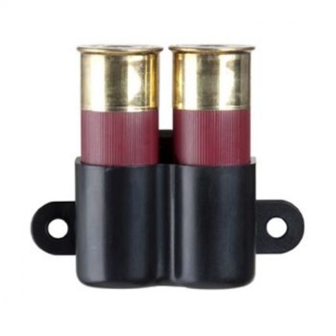 SHOTGUN SHELL HOLDER, 12 GAUGE - 2 SHELLS.