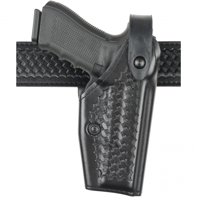 *CLEARANCE* 6280 SLS LEV II STX FINISH DUTY HOLSTER WITH HOOD.