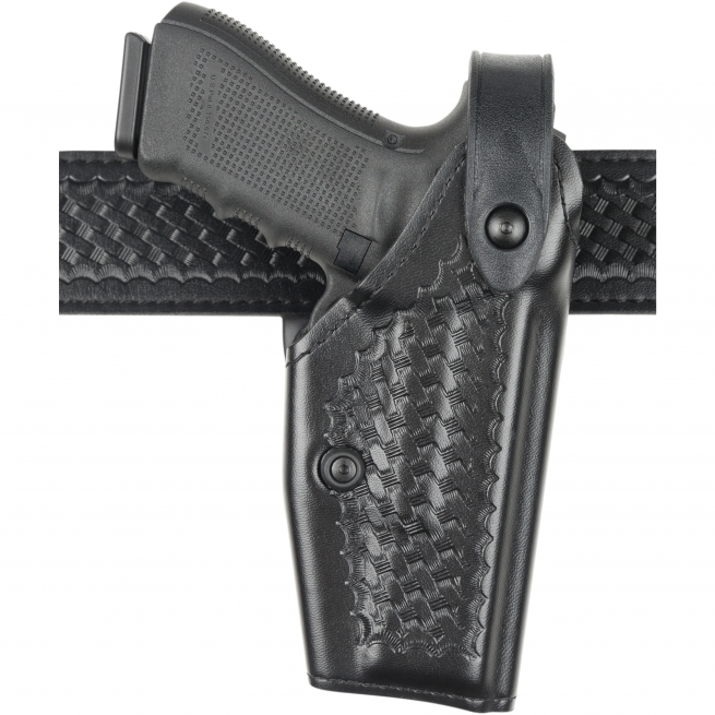 *CLEARANCE* 6280 SLS LEV II STX FINISH DUTY HOLSTER WITH HOOD.