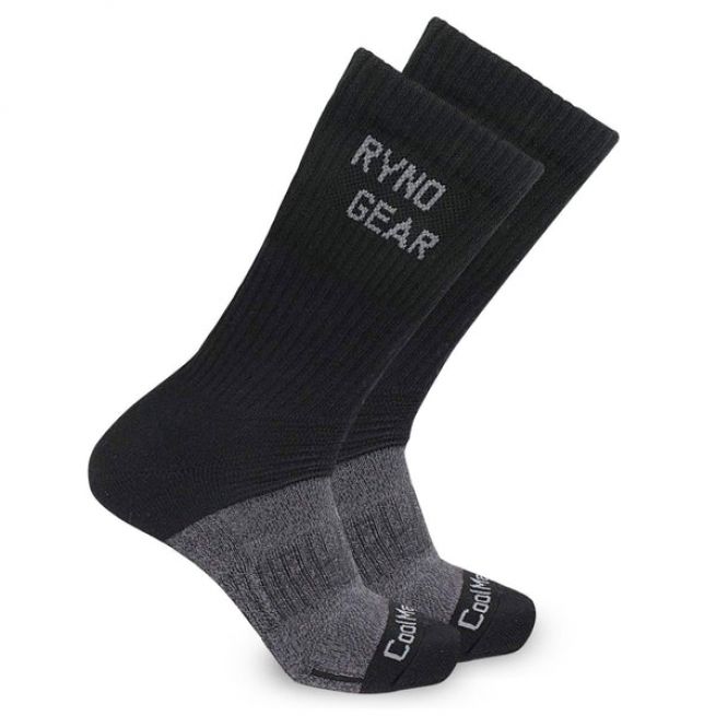 COOLMAX TACTICAL BOOT SOCKS - BLACK